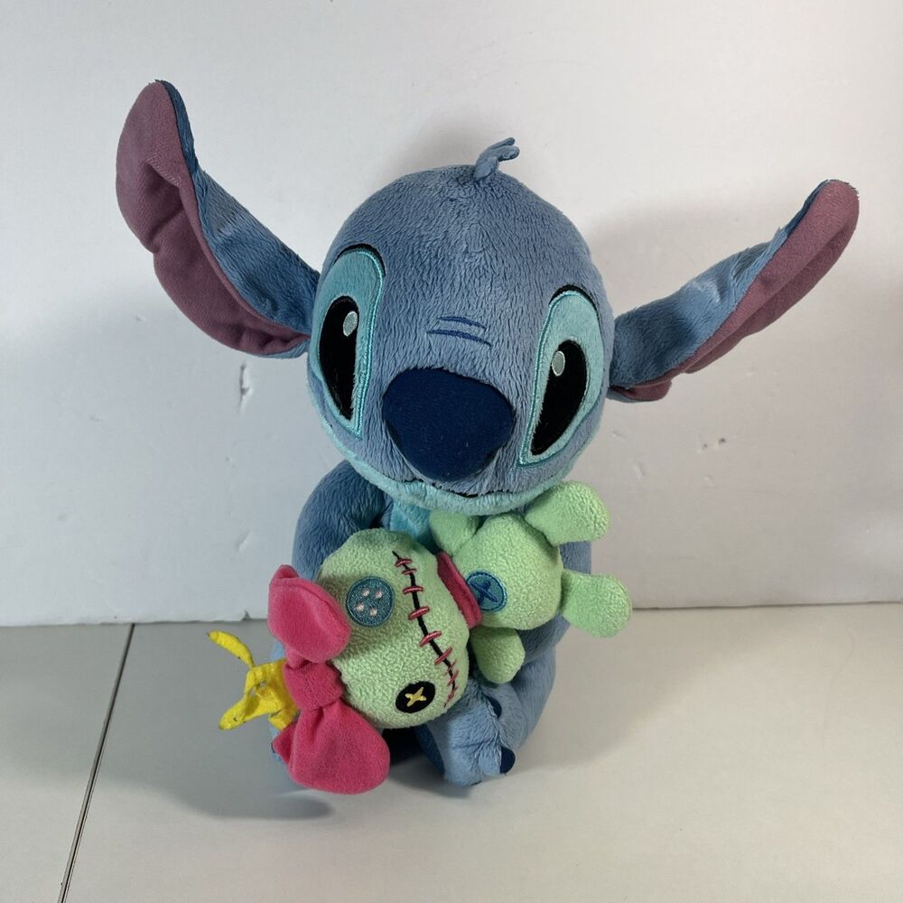 Lil Friends Stitch and Scrump Plush Stuffed Animal, Disney Plush 12”